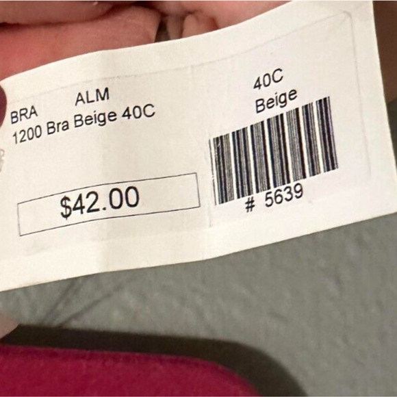 Perfect Fit Wireless Support Bra with Lace Front Size 40C- NWT - Picture 3 of 6